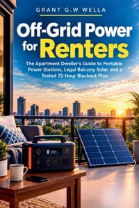 Off-Grid Power for Renters: The Apartment Dweller's Guide to Portable Power Stations, Legal Balcony Solar, and a Tested 72-Hour Blackout cover