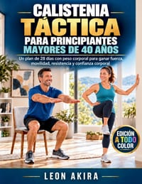 Calistenia Táctica Para Principiantes Mayores de 40 Años: Un plan de 28 días con peso corporal para ganar fuerza, movilidad, resistencia y confianza c cover