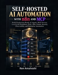 SELF-HOSTED AI AUTOMATION WITH n8n AND MCP: Build Production-Ready AI Agents, MCP Servers, Local LLM Workflows, RAG, APIs, OAuth, Security, Observabil cover
