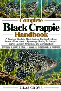 Complete Black Crappie Handbook: A Practical Guide to Identification, Habitat, Feeding, Seasonal Movements, Spawning, Fishing Techniques, Lures, Locat cover