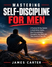 Mastering Self-Discipline for Men: A Practical 30-Day System to Build Better Habits, Beat Procrastination, Strengthen Your Mind, and Take Control of Y cover