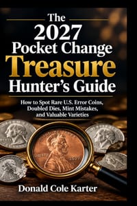 The 2027 Pocket Change Treasure Hunter's Guide: How to Spot Rare U.S. Error Coins, Doubled Dies, Mint Mistakes, and Valuable Varieties cover