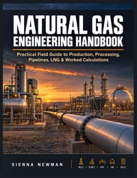Natural Gas Engineering Handbook: Practical Field Guide to Production, Processing, Pipelines, LNG & Worked Calculations cover