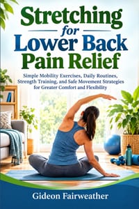 Stretching for Lower Back Pain Relief: Simple Mobility Exercises, Daily Routines, Strength Training, and Safe Movement Strategies for Greater Comfort cover