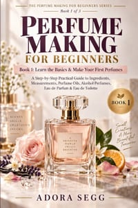 Learn the Basics & Make Your First Perfumes: A Step-by-Step Practical Guide to Ingredients, Measurements, Perfume Oils, Alcohol Perfumes, Eau de Parfu cover