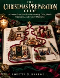The Christmas Preparation Guide: A Stress-Free Plan for Decorating, Gifts, Meals, Traditions, and Family Memories cover