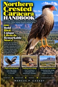 Northern Crested Caracara Handbook: A Complete Guide to the Mexican Eagle, Feeding, Hunting, Scavenging, Habitat, Nesting, Breeding, Behavior, Range, cover