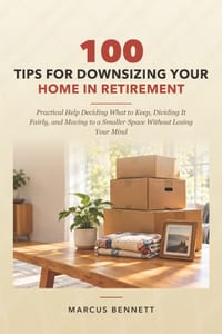 100 Tips for Downsizing Your Home in Retirement: Practical Help Deciding What to Keep, Dividing It Fairly, and Moving to a Smaller Space Without Losin cover