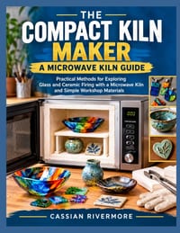 The Compact Kiln Maker: A MICROWAVE KILN GUIDE: Practical Methods for Exploring Glass and Ceramic Firing with a Microwave Kiln and Simple Workshop Mat cover