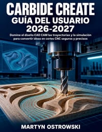 Carbide Create Gu�a del Usuario 2026-2027: Domine el dise�o CAD CAM las trayectorias y la simulaci�n para convertir ideas en cortes CNC seguros y prec cover