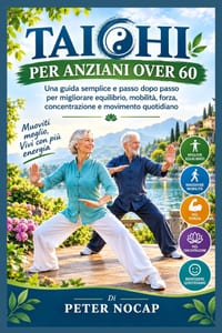 TAI CHI Per anziani over 60: Una semplice guida passo passo per migliorare l'equilibrio, facilitare i movimenti e aumentare la forza ogni giorno. cover