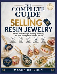 The Complete Guide to Selling Resin Jewelry: Master Product Design, Branding, Marketing, and Sales Strategies for Business Success cover
