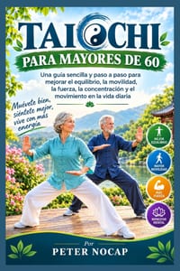 TAI CHI Para personas mayores de 60 años: Una guía sencilla paso a paso para mejorar el equilibrio, facilitar el movimiento y aumentar la fuerza en el cover
