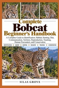 Complete Bobcat Beginner's Handbook: A Complete Guide to Identification, Habitat, Hunting, Diet, Communication, Territory, Reproduction, Tracking, Hum cover