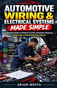 Automotive Wiring & Electrical Systems Made Simple: Practical Guide to Vehicle Circuits, Schematic Diagrams, Diagnostics, Troubleshooting, Repairs cover