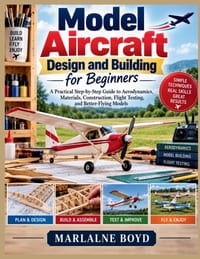 Model Aircraft Design and Building for Beginners: A Practical Step-by-Step Guide to Aerodynamics, Materials, Construction, Flight Testing, and Better- cover
