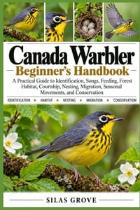 Canada Warbler Beginner's Handbook: A Practical Guide to Identification, Songs, Feeding, Forest Habitat, Courtship, Nesting, Migration, Seasonal Movem cover