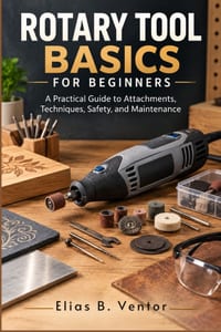Rotary Tool Basics for Beginners: Practical Guide to Attachments, Techniques, Safety, and Maintenance cover