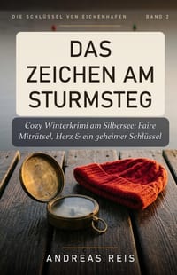 Das Zeichen am Sturmsteg: Cozy Winterkrimi am Silbersee: Faire Miträtsel, Herz & ein geheimer Schlüssel cover