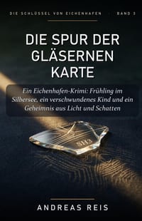 Die Spur der gläsernen Karte: Ein Eichenhafen-Krimi: Frühling im Silbersee, ein verschwundenes Kind und ein Geheimnis aus Licht und Schatten cover