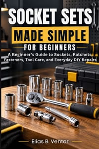 Socket Sets Made Simple for Beginners: A Beginner's Guide to Sockets, Ratchets, Fasteners, Tool Care, and Everyday DIY Repairs cover