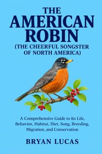 The American Robin ( the Cheerful Songster of North America ): A Comprehensive Guide to Its Life, Behavior, Habitat, Diet, Song, Breeding, Migration, cover