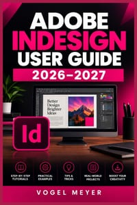 Adobe Indesign User Guide 2026-2027: Unabhängiges Praxisbuch für Layout, Typografie, mehrseitige Dokumente, Druckvorstufe und digitale Publikationen cover
