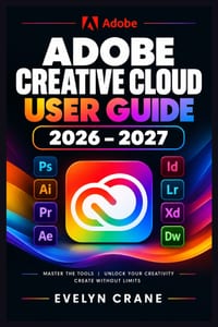 Adobe Creative Cloud User Guide 2026-2027: Master Photoshop, Illustrator, Premiere, Firefly, Acrobat, InDesign, Lightroom, AI Workflows, Asset Librari cover