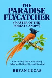 The Paradise Flycatcher ( Master of the Forest Canopy ): A Fascinating Guide to Its Beauty, Behavior, Habitat, Diet, and Survival cover