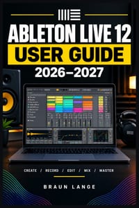 Ableton Live 12 User Guide 2026-2027: Musikproduktion von Grund auf: Aufnahme, MIDI, Arrangement, Sounddesign, Mixing, Mastering und Performance Schri cover