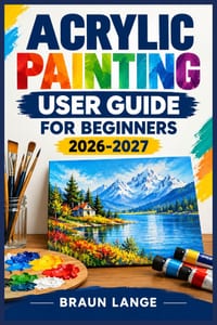 Acrylic Painting User Guide for Beginners 2026-2027: Farben, Pinsel, Techniken und kreative Projekte einfach erklärt cover