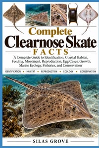 Complete Clearnose Skate Facts: A Complete Guide to Identification, Coastal Habitat, Feeding, Movement, Reproduction, Egg Cases, Growth, Marine Ecolog cover