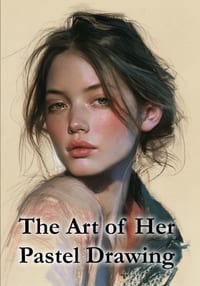 The Art of Her, Pastel Drawing: A Collection of Female Portraits Celebrating Beauty and Expression cover