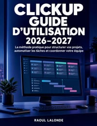ClickUp Guide d'Utilisation 2026-2027: La méthode pratique pour structurer vos projets, automatiser les tâches et coordonner votre équipe cover
