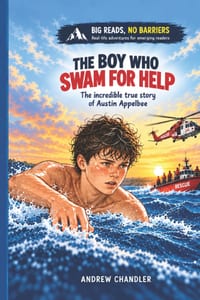 The Boy Who Swam For Help: The incredible true story of 13 year old Austin Appelbee (Big Reads, No Barriers. Book 4) cover