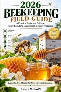 2026 Beekeeping Field Guide.: A Practical Beginner's Guide to Honey Bees, Hive Management & Honey Production. cover