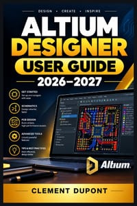 Altium Designer User Guide 2026-2027: Guide pratique en français pour les schémas, bibliothèques, PCB, règles, vérification et préparation de fabricat cover