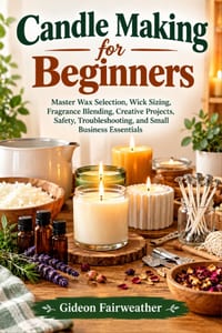 Candle Making for Beginners: Master Wax Selection, Wick Sizing, Fragrance Blending, Creative Projects, Safety, Troubleshooting, and Small Business Ess cover