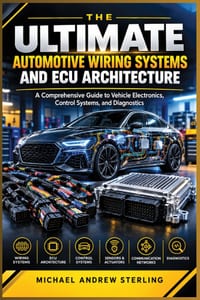 The Ultimate Automotive Wiring Systems and ECU Architecture: A Comprehensive Guide to Vehicle Electronics, and Diagnostics cover