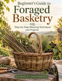 Beginner's Guide To Foraged Basketry: Step-by-Step Weaving Techniques and Projects cover