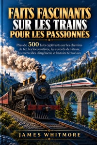 Faits Fascinants Sur Les Trains Pour Les Passionnés: Plus de 500 faits captivants sur les chemins de fer, locomotives, records de vitesse, merveilles cover