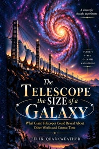 The Telescope the Size of a Galaxy: What Giant Telescopes Could Reveal About Other Worlds and Cosmic Time cover