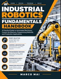 Industrial Robotics fundamentals handbook: A practical guide to Automated machinery, control architecture, Programming methods and Production applicat cover