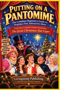 PUTTING ON A PANTOMIME by Livingstone Publishing: The Complete Beginner's Guide to Staging a Fun, Interactive Show cover