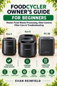 Foodcycler Owner's Guide for Beginners: Master Food Waste Processing, Odor Control, Filter Care & Troubleshooting cover