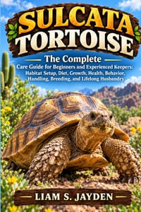 Sulcata Tortoise: The Complete Care Guide for Beginners and Experienced Keepers: Habitat Setup, Diet, Growth, Health, Behavior, Handling, Breeding, an cover