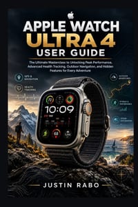 Apple Watch Ultra 4 User Guide: The Ultimate Masterclass to Unlocking Peak Performance, Advanced Health Tracking, Outdoor Navigation, and Hidden Featu cover