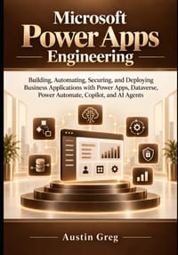 Microsoft Power Apps Engineering: The Practical Guide to Canvas Apps, Model-Driven Apps, Dataverse, Power Fx, Copilot, AI Agents, Power Automate, and cover
