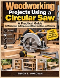Woodworking Projects Using a Jigsaw: A Complete Beginner Guide to Cutting Curves, Making Cutouts, Building Furniture, and Creating Home Decor cover