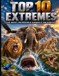 Top 10 Extremes: The World's Most Amazing Animals: Fascinating Facts About Nature's Strongest, Fastest, Heaviest, Longest, Tallest, and Most Incredibl cover
